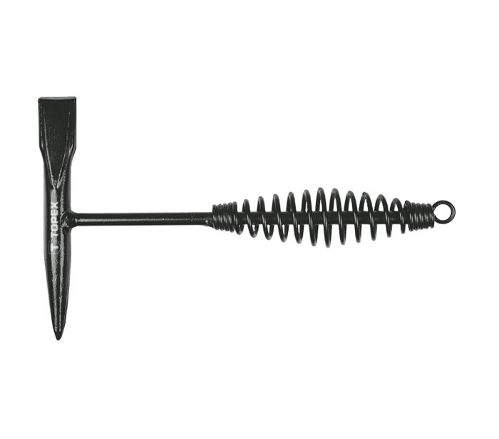 Молоток зварювальний 300 г, металева рукоятка TOPEX (02A930)